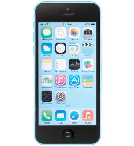 iphone 5s white and blue
